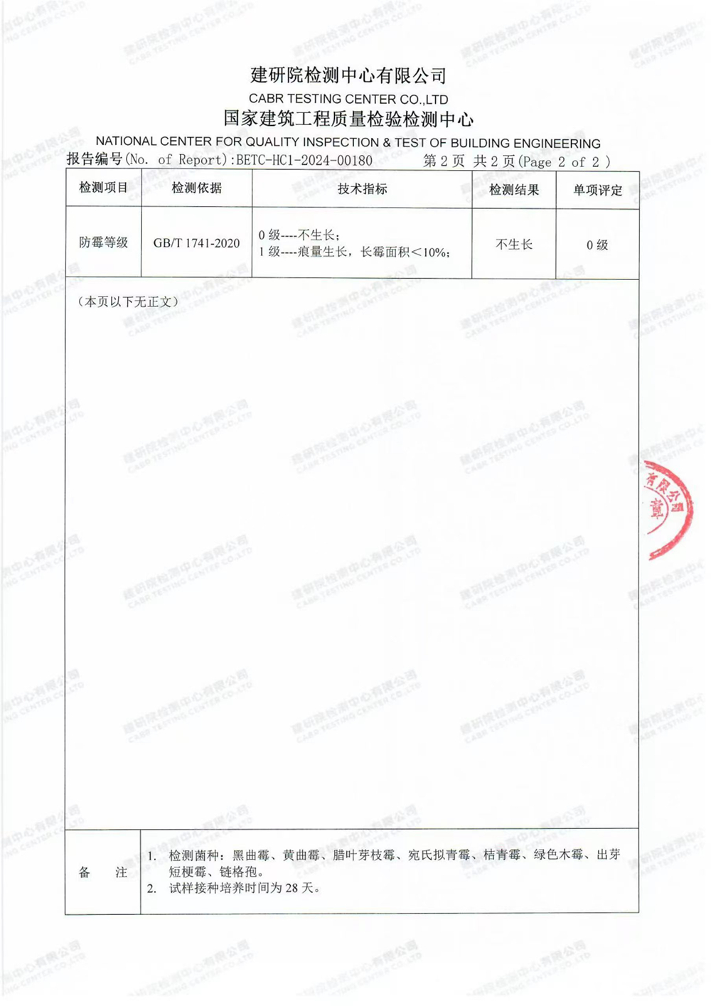 檢測(cè)報(bào)告